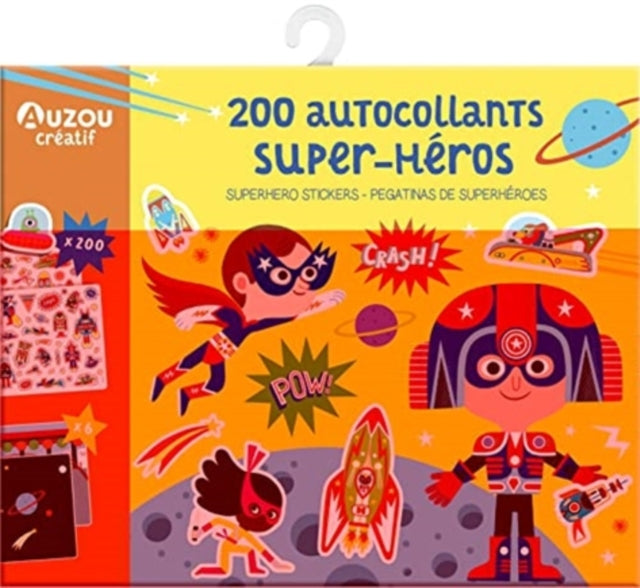 200 SUPERHERO STICKERS