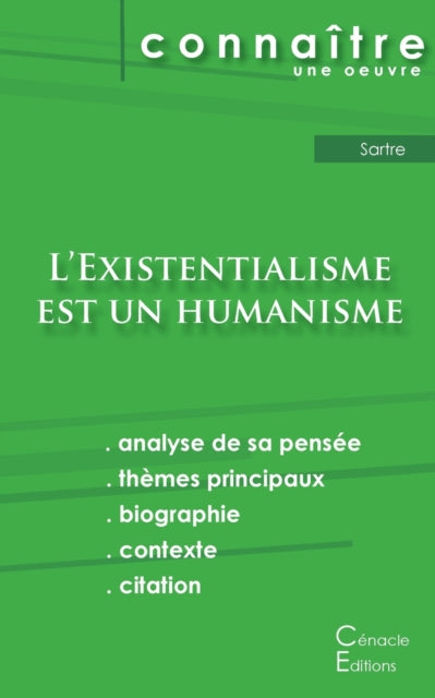 Fiche de lecture L'Existentialisme est un