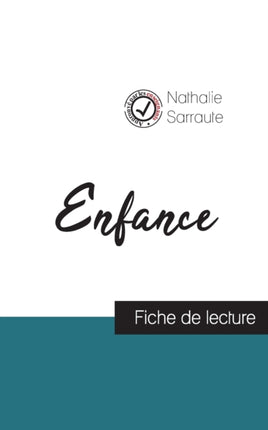 Enfance de Nathalie Sarraute (fiche de lecture et