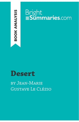 Desert by JeanMarie Gustave Le Clézio Book Analysis