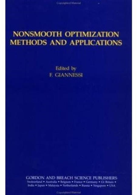 Nonsmooth Optimization Methods