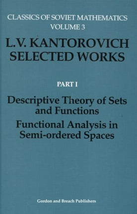 Descriptive Theory of Sets and Functions.