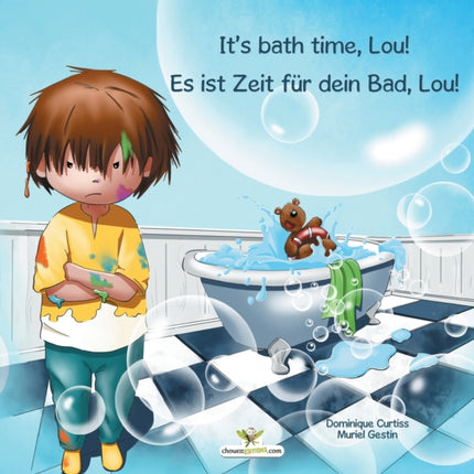 It's bath time, Lou! - Es ist Zeit für dein Bad, Lou!