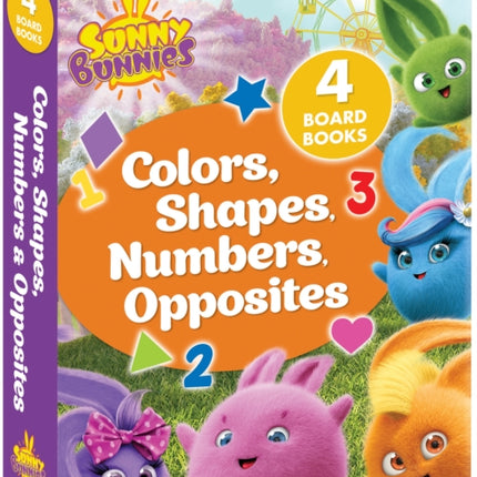 Sunny Bunnies Colors Shapes Numbers  Opposites