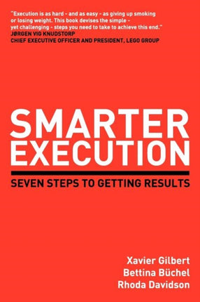 Smarter Execution: Seven Steps to Getting Results