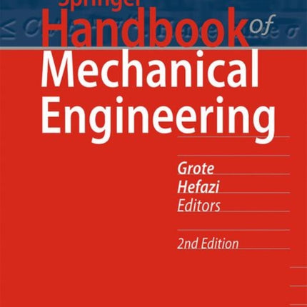 Springer Handbook of Mechanical Engineering