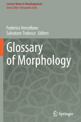 Glossary of Morphology