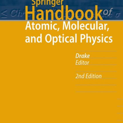 Springer Handbook of Atomic, Molecular, and Optical Physics