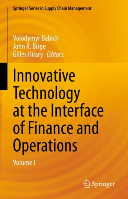 Innovative Technology at the Interface of Finance