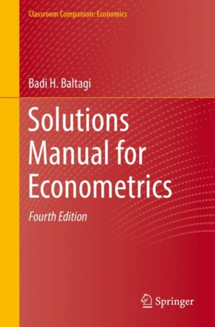 Solutions Manual for Econometrics