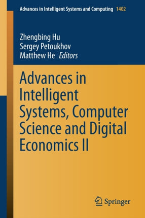 Advances in Intelligent Systems, Computer Science