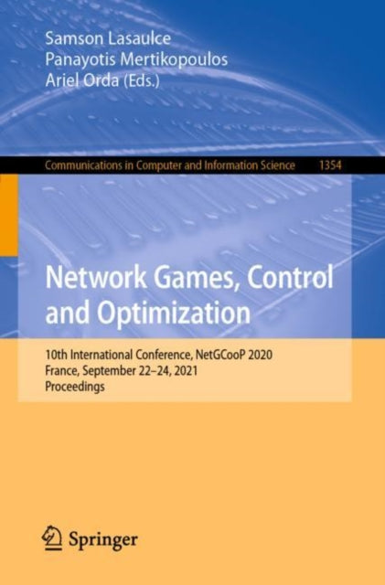Network Games, Control and Optimization: 10th International Conference, NetGCooP 2020, France, September 22–24, 2021, Proceedings