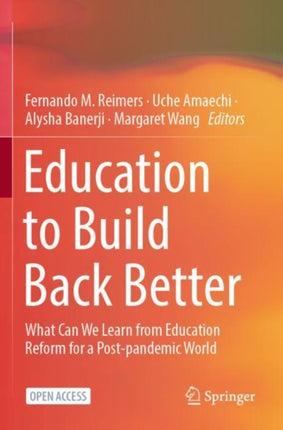 Education to Build Back Better: What Can We Learn