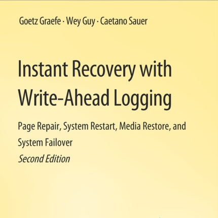 Instant Recovery with Write-Ahead Logging