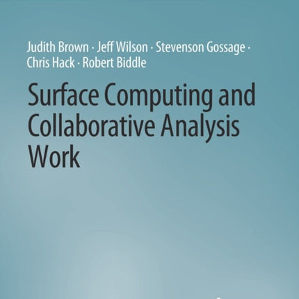 Surface Computing and Collaborative Analysis Work