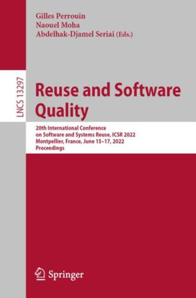 Reuse and Software Quality: 20th International
