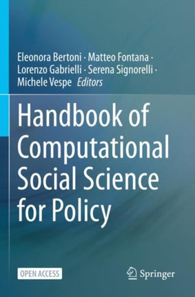 Handbook of Computational Social Science for Policy