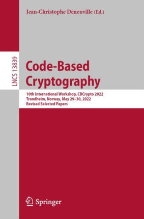 Code-Based Cryptography: 10th International