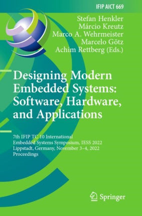 Designing Modern Embedded Systems Software Hardware and Applications