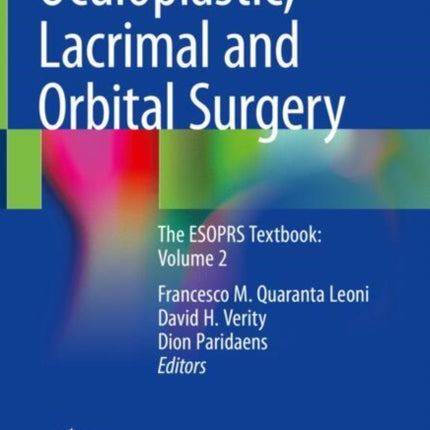 Oculoplastic Lacrimal and Orbital Surgery