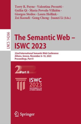 The Semantic Web – ISWC 2023: 22nd International Semantic Web Conference, Athens, Greece, November 6–10, 2023, Proceedings, Part II