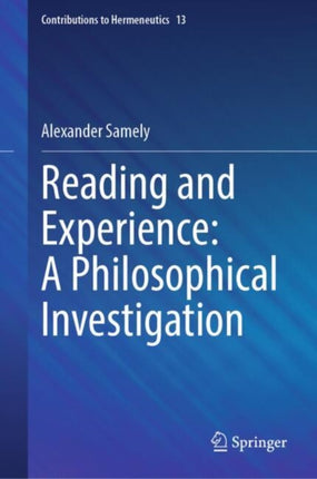 Reading and Experience A Philosophical Investigation