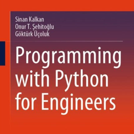 Programming with Python for Engineers
