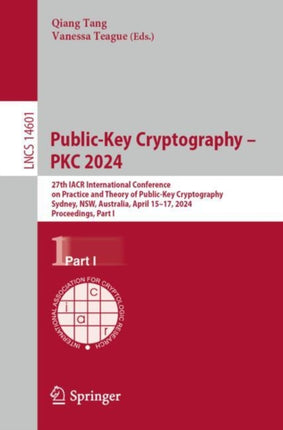 PublicKey Cryptography  PKC 2024