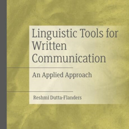 Linguistic Tools for Written Communication