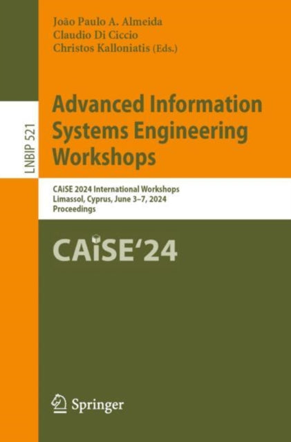 Advanced Information Systems Engineering