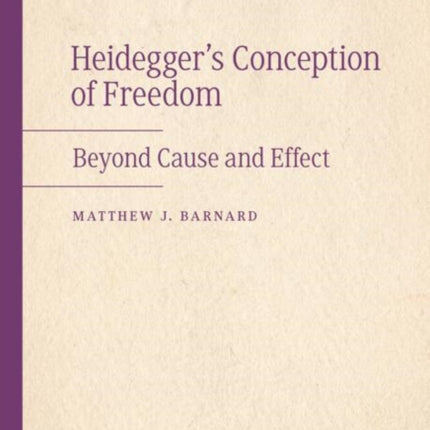 Heideggers Conception of Freedom