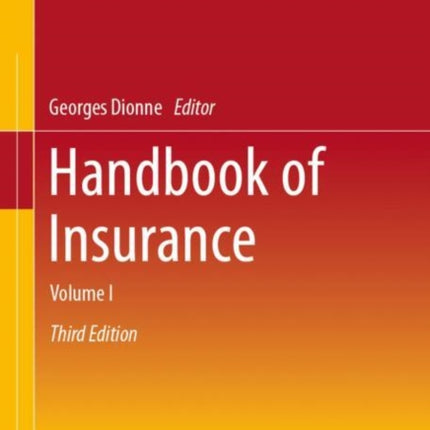 Handbook of Insurance