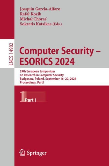 Computer Security  ESORICS 2024