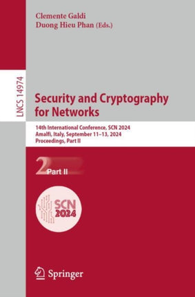 Security and Cryptography for Networks