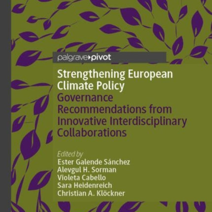 Strengthening European Climate Policy