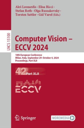 Computer Vision  ECCV 2024