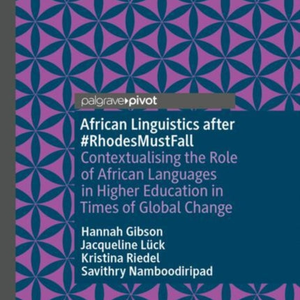 African Linguistics after RhodesMustFall