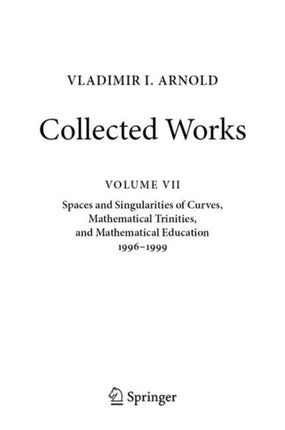 Vladimir I. Arnold  Collected Works