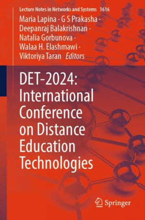DET2024 International Conference on Distance Education Technologies