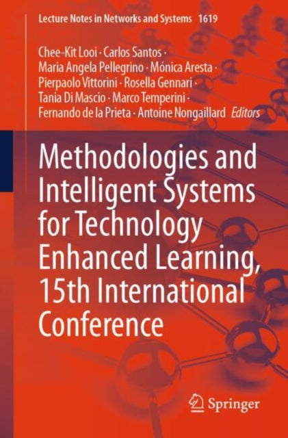 Methodologies and Intelligent Systems for Technology Enhanced Learning 15th International Conference