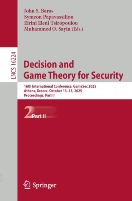 Decision and Game Theory for Security