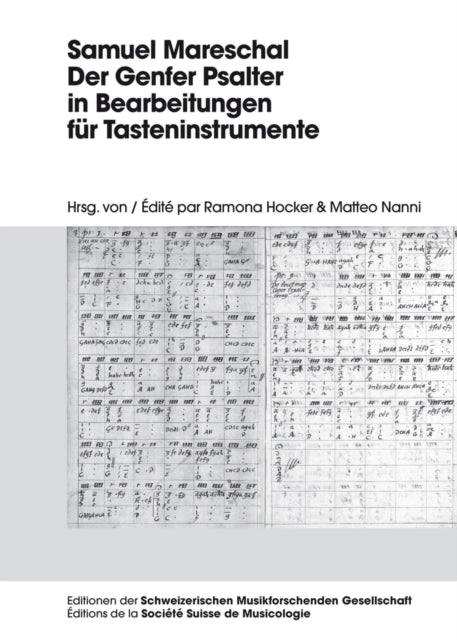 Samuel Mareschal - Der Genfer Psalter in Bearbeitungen Fuer Tasteninstrumente