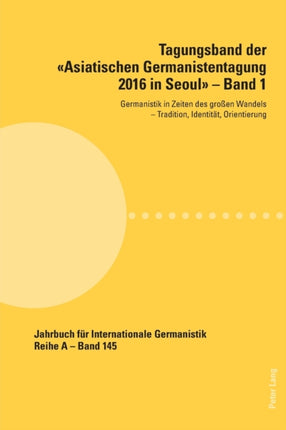 Tagungsband der Asiatischen Germanistentagung