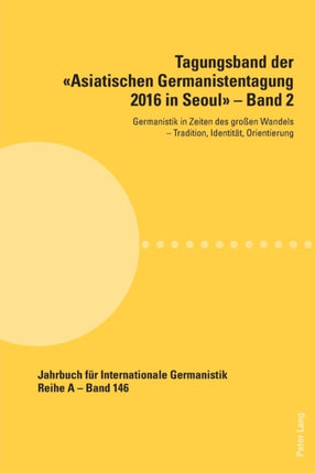 Tagungsband der Asiatischen Germanistentagung