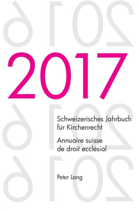 Schweizerisches Jahrbuch fuer Kirchenrecht. Bd.
