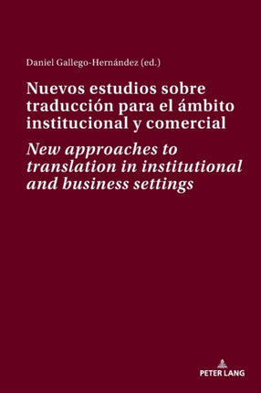 Nuevos estudios sobre traducción para el ámbito