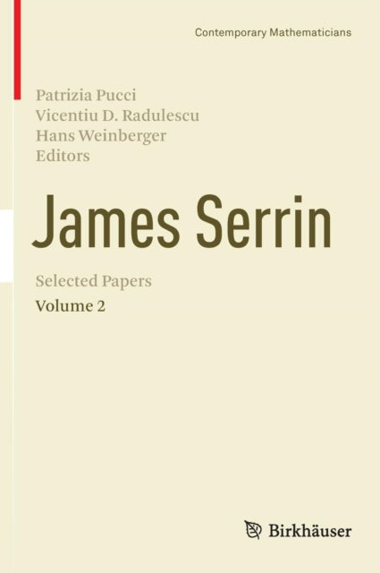 James Serrin. Selected Papers: Volume 2