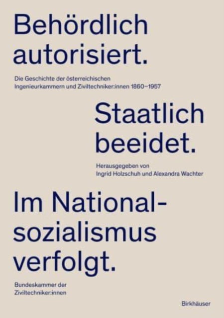 Behordlich autorisiert. Staatlich beeidet. Im Nationalsozialismus verfolgt.