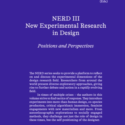 NERD  New Experimental Research in Design III
