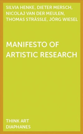 Manifesto of Artistic Research